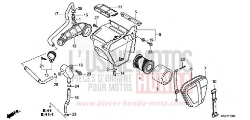 AIR CLEANER CRF100FD de 2013